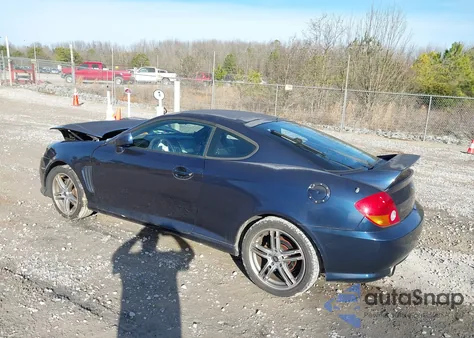 2004 Hyundai Tiburon Gt V6/Gt V6 Special Edition z USA, uszkodzony, nr VIN KMHHN65F44U113254